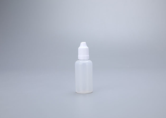 bouteille en plastique de bouteille de 30ml 50ml E de PE inaltérable liquide de chapeau