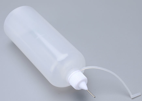 lavage 50ml en plastique comprimable vers le haut de la bouteille liquide réutilisable avec le compte-gouttes en acier d'aiguille