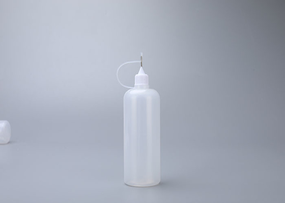 lavage 50ml en plastique comprimable vers le haut de la bouteille liquide réutilisable avec le compte-gouttes en acier d'aiguille