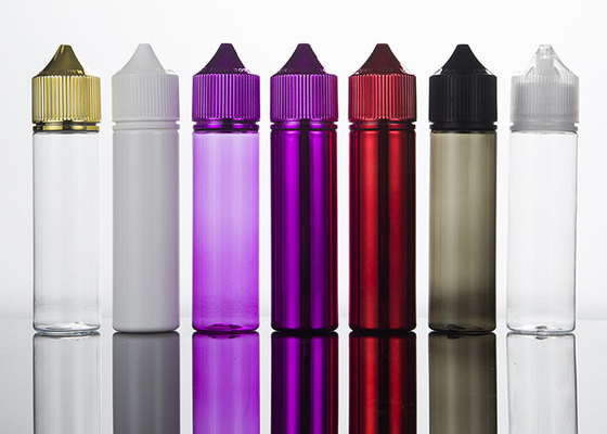 bouteilles comprimables en plastique de compte-gouttes du rond 60ml pour l'huile essentielle