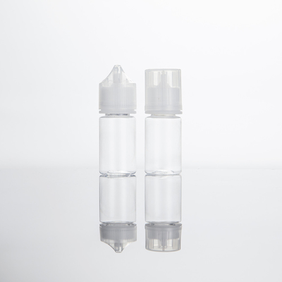 Bouteille de jus E de 30 ml, plastique pour animaux de compagnie, compte-gouttes à capuche plate V3 à l' épreuve des fuites