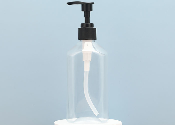 Bouteilles en plastique claires vides de lotion avec le distributeur de pompe