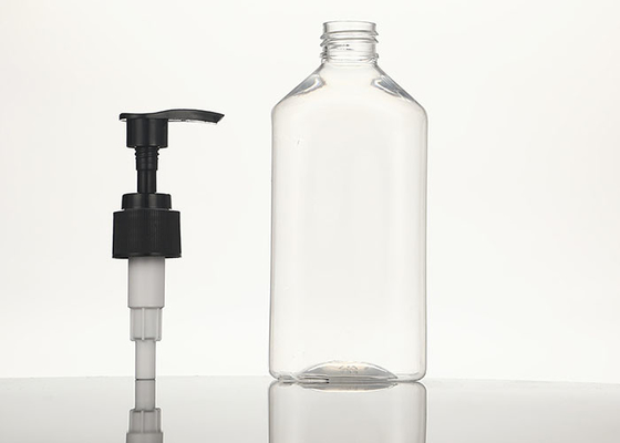 Bouteilles en plastique claires vides de lotion avec le distributeur de pompe