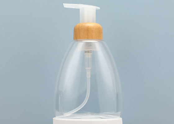 Bouteille de pompe en mousse à col en plastique à surface mate