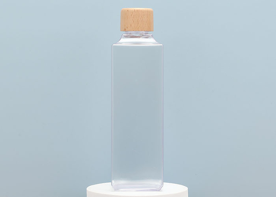 L'espace libre en plastique met comprimable en bouteille libre de BPA avec le chapeau de disque