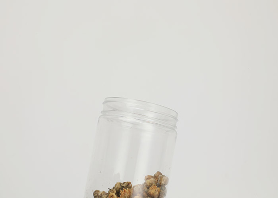 Bouche large autour du couvercle à bouchon vissable en plastique 295ML 380ML de JarsWith d'animal familier en plastique