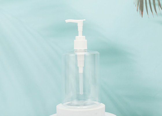 La pompe 500ml vide d'ANIMAL FAMILIER cosmétique met cylindrique en bouteille 16oz brillant en plastique
