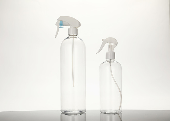 Bouteille en plastique claire blanche 500ml 1000ml de jet de déclencheur de compression d'ANIMAL FAMILIER
