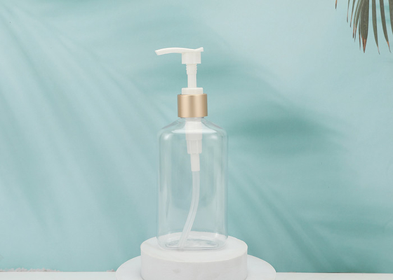 Bouteilles vides claires de shampooing de la pompe 350ml pour le plastique d'ANIMAL FAMILIER de lavage de main