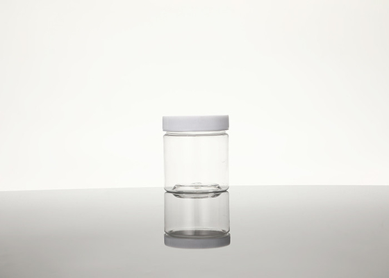 pot en plastique de rond rechargeable vide de l'espace libre 100ml avec les couvercles et les labels BPA libres