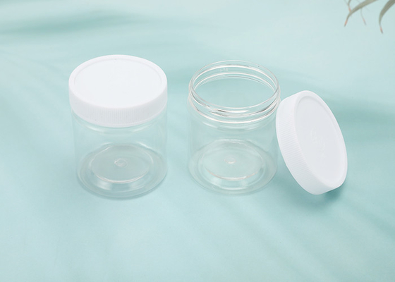 pot en plastique de rond rechargeable vide de l'espace libre 100ml avec les couvercles et les labels BPA libres