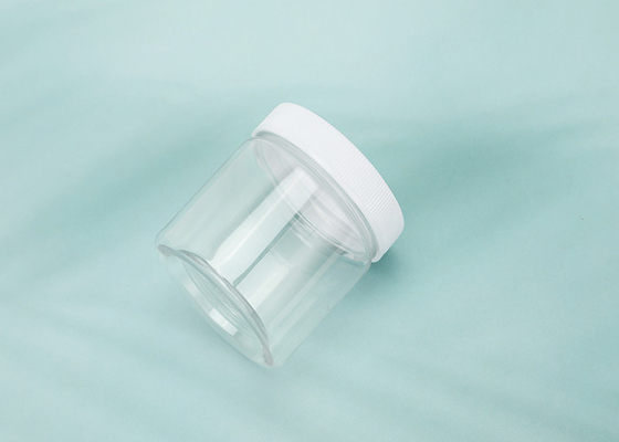 pot en plastique de rond rechargeable vide de l'espace libre 100ml avec les couvercles et les labels BPA libres