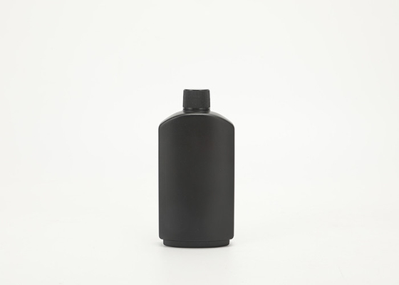 La place et le shampooing en plastique plat du HDPE 4oz met 120ml en bouteille pour l'encre