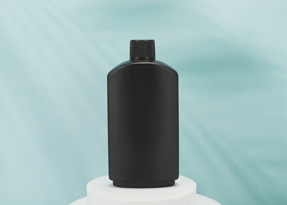 La place et le shampooing en plastique plat du HDPE 4oz met 120ml en bouteille pour l'encre