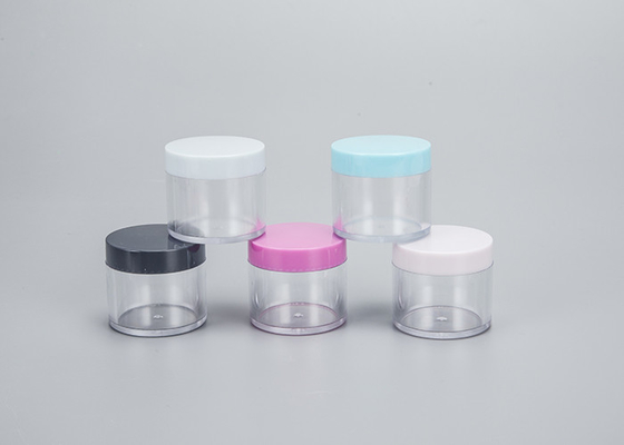 50g 100g 250g 500g Pot de maquillage vide rechargeable Contenant en plastique d' échantillon Cosmétiques Boîte à crème Jar