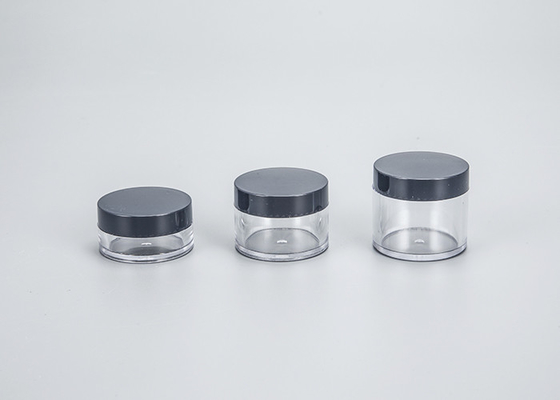 50g 100g 250g 500g Pot de maquillage vide rechargeable Contenant en plastique d' échantillon Cosmétiques Boîte à crème Jar