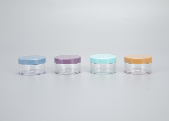50g 100g 250g 500g Pot de maquillage vide rechargeable Contenant en plastique d' échantillon Cosmétiques Boîte à crème Jar
