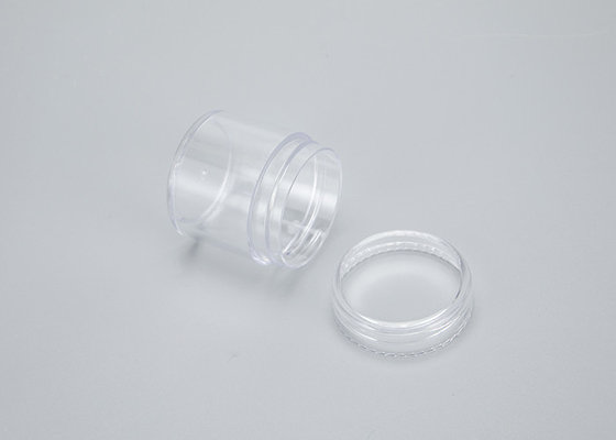50g 100g 250g 500g Pot de maquillage vide rechargeable Contenant en plastique d' échantillon Cosmétiques Boîte à crème Jar