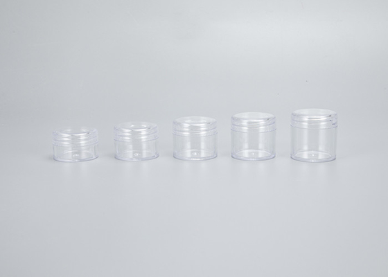 conteneur cosmétique témoin de 5g 30g avec le rond en plastique de couvercle de couvercle à visser