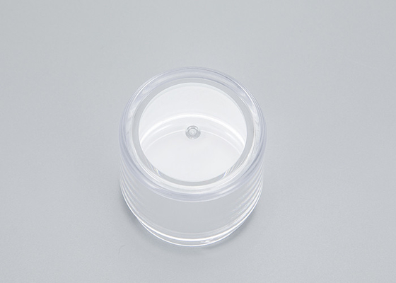 conteneur cosmétique témoin de 5g 30g avec le rond en plastique de couvercle de couvercle à visser