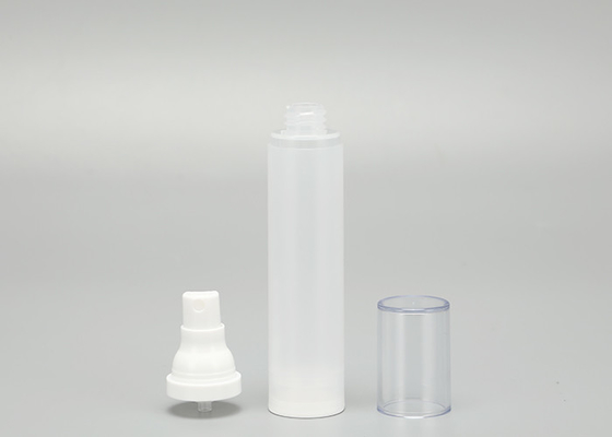 Plastique privé d'air vide de la bouteille pp de jet de pompe d'once transparente