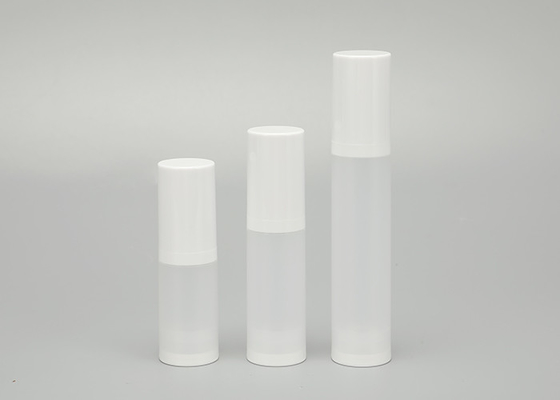 Taille privée d'air de voyage de bouteille de pompe de crème cosmétique privée d'air claire rechargeable