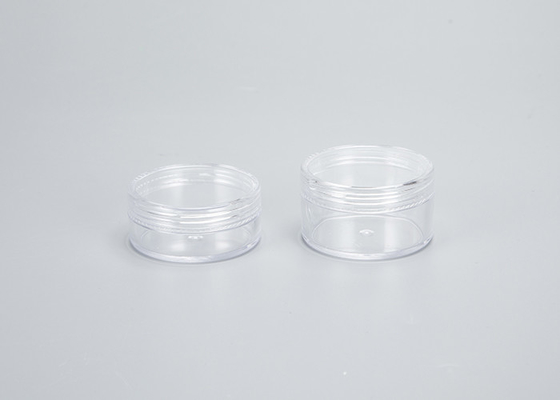 Conteneurs ronds clairs crèmes de lotion cosmétique avec le couvercle 10g 15g 30g