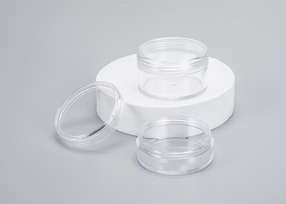 Conteneurs ronds clairs crèmes de lotion cosmétique avec le couvercle 10g 15g 30g