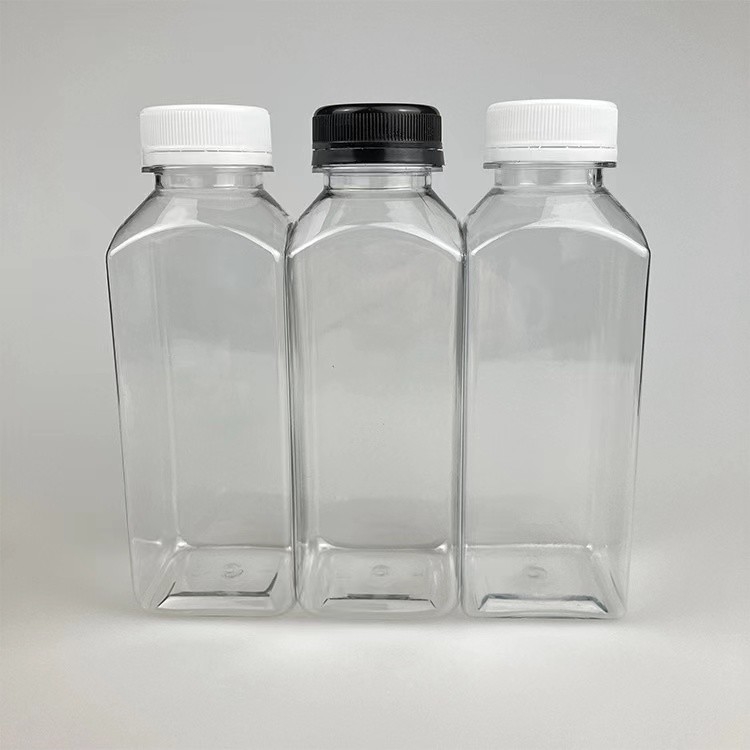 Vente à chaud 120 ml 250 ml 350 ml 500 ml 1000 ml Bouteille de jus de boisson vide carré