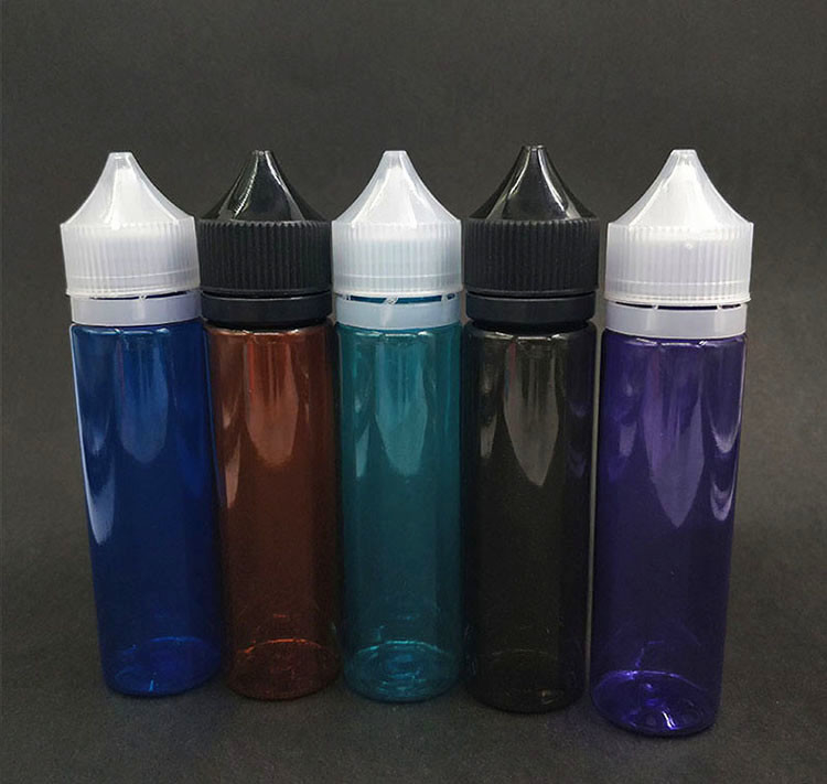 Bouteille à goutte à goutte (noir transparent) REUSABLE, bouchon étanche aux enfants, Applicateur à goutte à goutte
