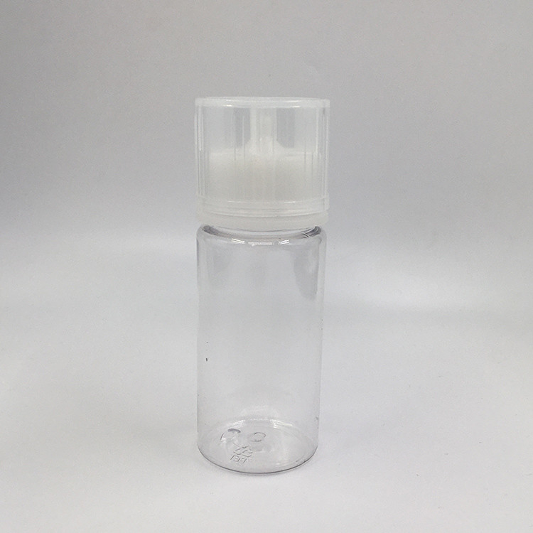 Impression personnalisée de couleur transparente E bouteille de liquide pour emballage transparent