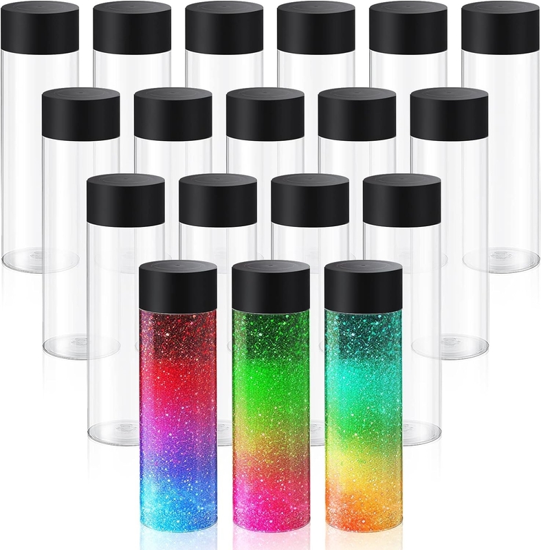 Des bouteilles de thé à bulles isolées modernes, d'une capacité de 120 ml 250 ml 350 ml 500 ml.