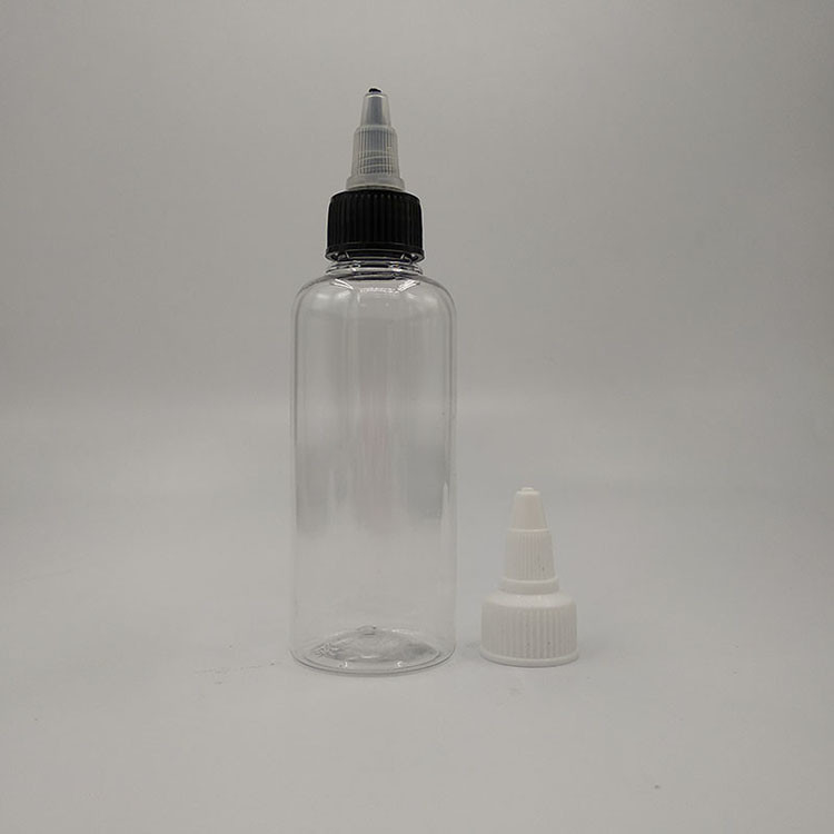 Bouteilles en plastique à vis de couleur personnalisée avec scellés sécurisés pour un stockage durable