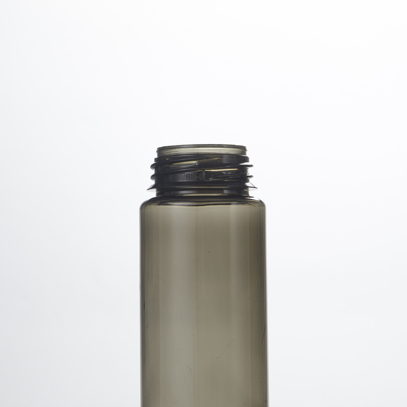 Bouteille de gouttelette liquide couleur personnalisée imprimée sur écran Bouteille de gouttelette PET transparente ronde
