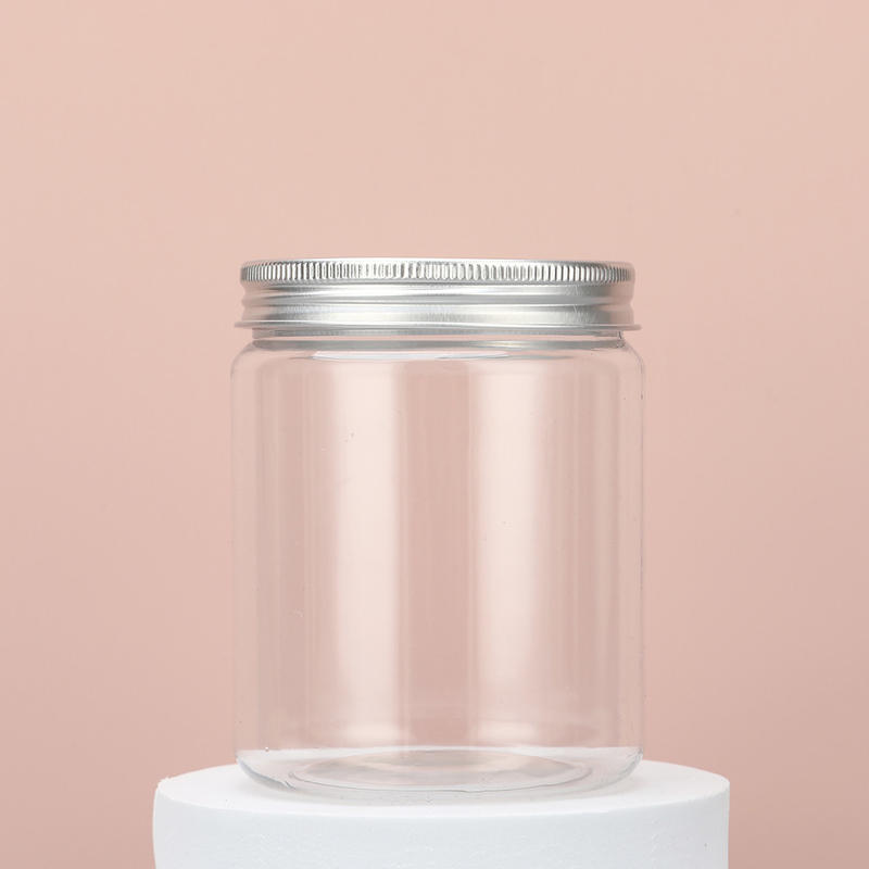 Récipient cosmétique en plastique vide Bouteille de crème pour le corps ronde 150 g 200 g 250 g 8 oz Bouteilles de coiffure