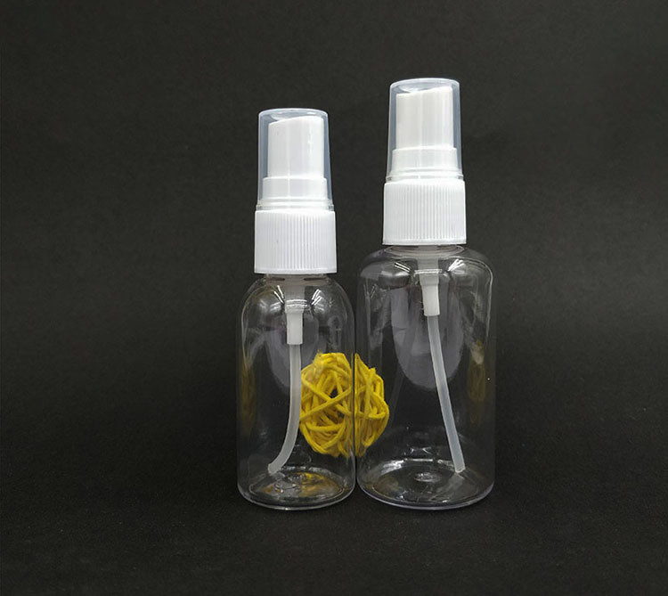 Ventes en gros 10 ml 20 ml 30 ml 50 ml 60 ml 100 ml 120 ml bouteilles de pulvérisation en plastique vide Bouteille de pulvérisation pour animaux de compagnie avec pulvérisateur à brume fine