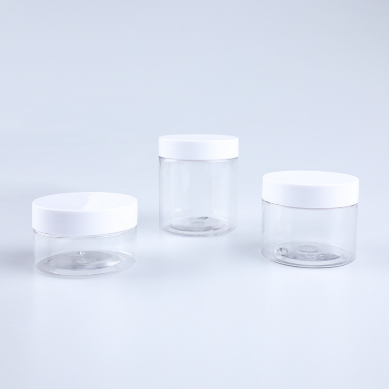 Ventes en gros 8 oz 100ml 200ml 250ml 500ml Bouteilles de beurre de corps en plastique PE cosmétique