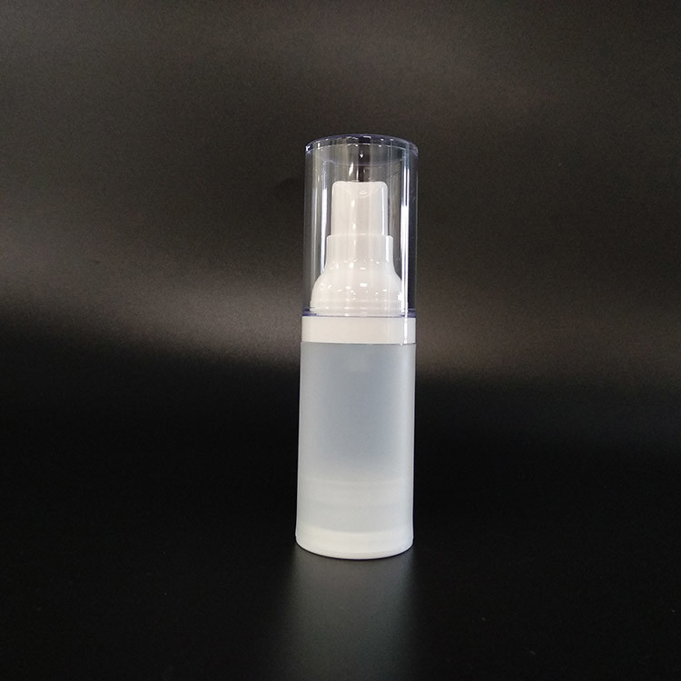 25.7g Bouteille de shampooing à bouchon à vis Pet / Bouteille en plastique transparent pour distribuer des lotions cosmétiques