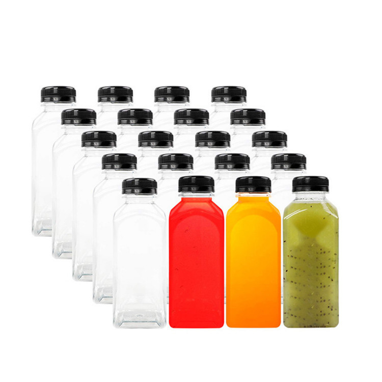 Bouteilles de thé au lait personnalisables Matériaux PET sûrs Durable Parfait pour les fêtes de jus