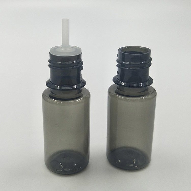 Bouteilles de liquide E vides transparentes avec capuchon à vis pour le stockage du jus E