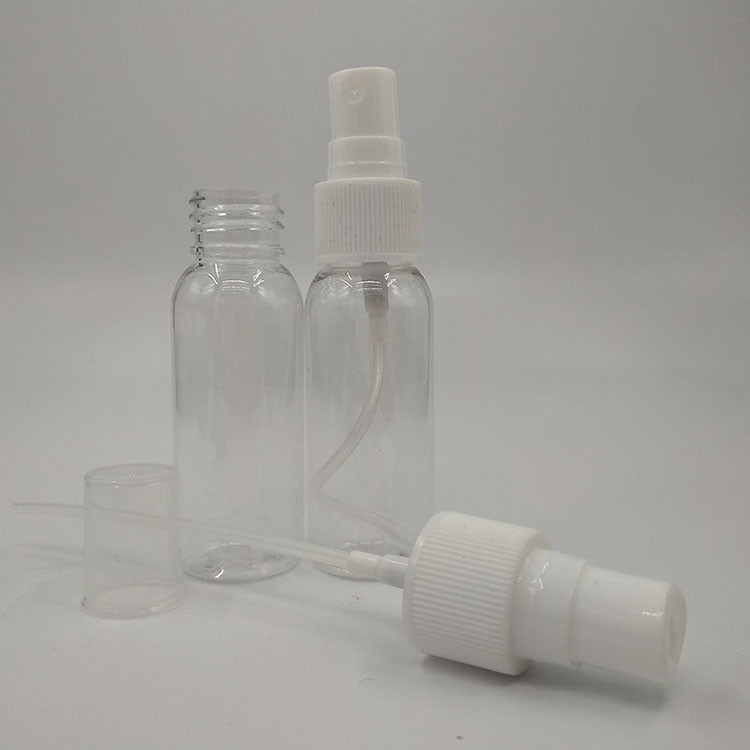 Distribution de bouteille en PET en plastique transparent type de screw cap de scellement pour la fonction