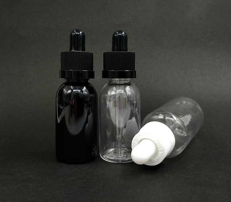 Bouteille de liquide pour emballage de jus d'E avec sérigraphie