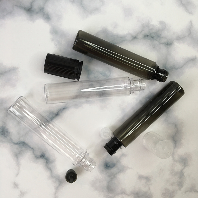Bouteille de liquide PET E à col pour distribution de cigarettes électroniques