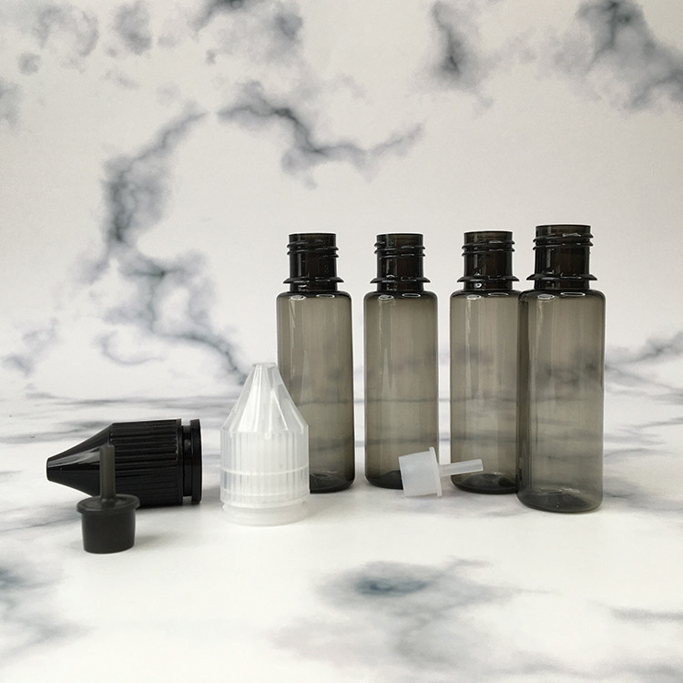 Bouteille de liquide à bouchon de vis avec impression personnalisée couleur et fabrication