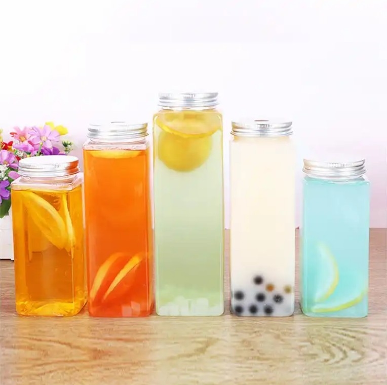 Bouteilles de thé au lait de 120 ml 250 ml 350 ml 500 ml 1000 ml à l'épreuve des fuites et à la poignée pour des performances durables