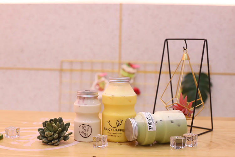 Isolement Bouteilles de thé au lait de taille moyenne de 120 ml 250 ml 350 ml 500 ml 1000 ml Capacité