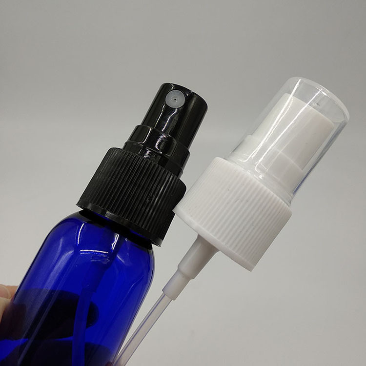 Surface lisse Famille PET Bouteille de pulvérisation en plastique Capacité 10ml 15ml 30ml 50ml 60m 70ml 100ml 200ml 500ml Ronde