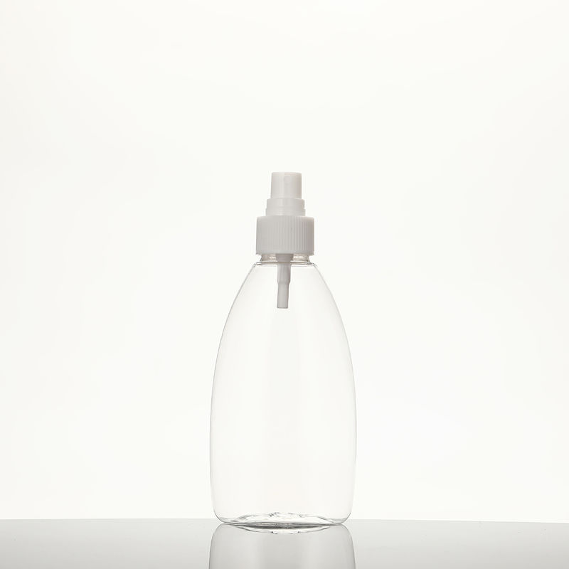 Bouteille en plastique PET transparent recyclable Récipient transparent Choix d'emballage idéal Industrie cosmétique Matériau durable
