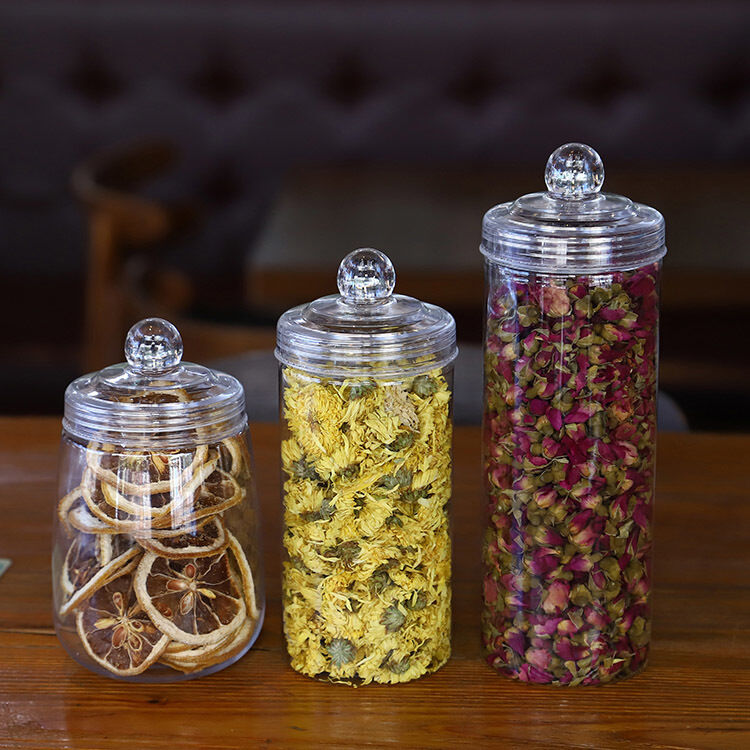 Bocaux en plastique transparent Contenants Solutions de stockage durables et réutilisables pour emballage industriel et organisation de produits