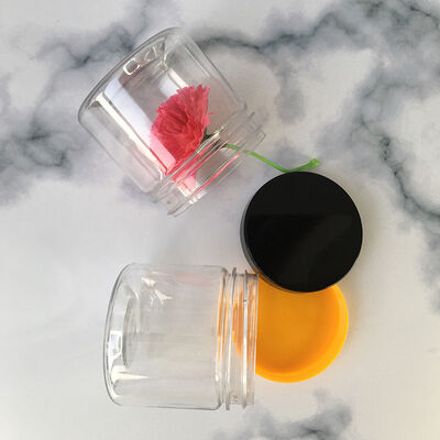 Containers en pot en plastique personnalisés avec des capacités de 2 oz à 8 oz Parfait pour le stockage de produits de beauté, de santé et d'aliments